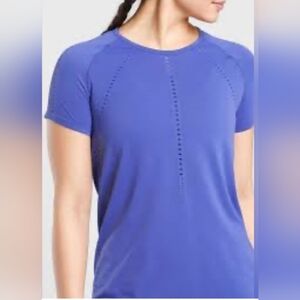 Athleta Foothill Tee Poseidon Blue